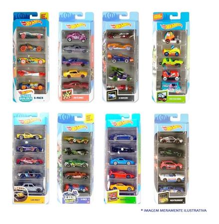 Hot Wheels Kit com 5 Carrinhos