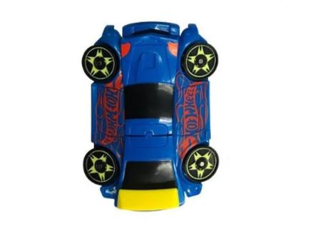 Hot Wheels Carro Com Chaveiro Lançador Azul - Fun - UPA STORE