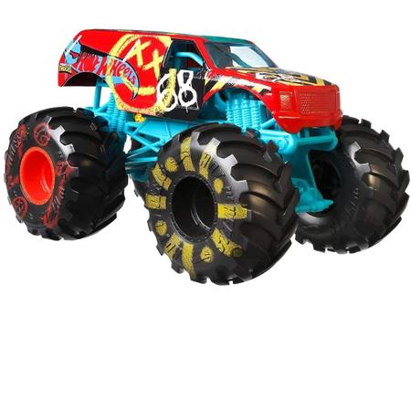 Hot Wheels Monster TRUCKS 1:24 FYJ83 Carrinhos Carros Coleção Miniatura  Brinquedo Colecionador Criança Menino Menina