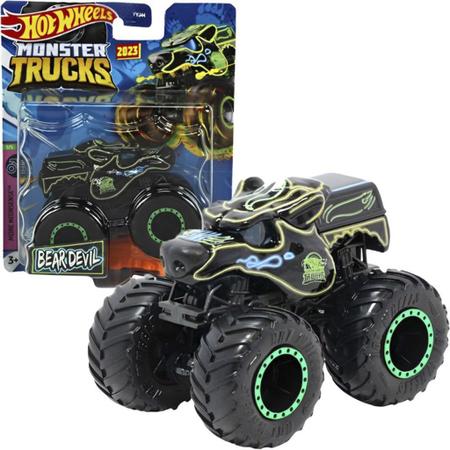 Caminhão Hot Wheels Monster Trucks Bear Devil - Mattel - A sua