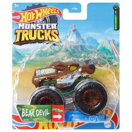 Caminhão Hot Wheels Monster Trucks Bear Devil - Mattel - A sua Loja de  Brinquedos, 10% Off no Boleto ou PIX