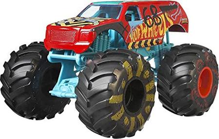 Imagem de Hot Wheels Monster Trucks Demo Derby, escala 1:24 Crianças de 3, 4, 5, 6, 7 e 8 anos de idade Ótimo presente Caminhões de brinquedo grandes escalas