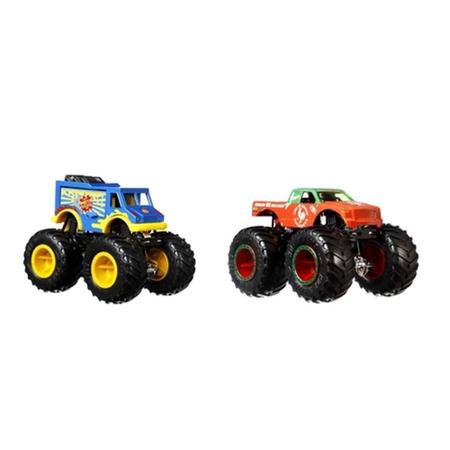 Hot Wheels Monster Trucks Demolition Doubles MONSTER PORTIONS vs