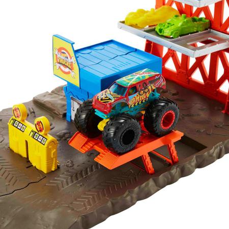 Hot Wheels Monster Trucks Pista Pack De Esmagamento HHH57 - Mattel - Pistas  de Brinquedo - Magazine Luiza