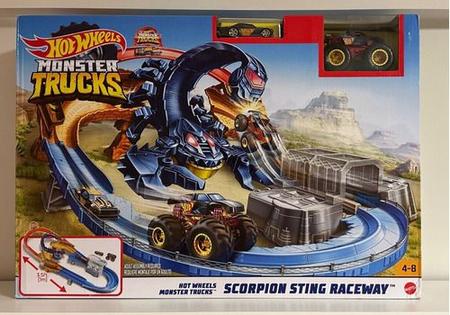 Brinquedo Infantil Pista Hot Wheels Acessorio Monster Truck Escape  Escorpiao Mattel - Papellotti