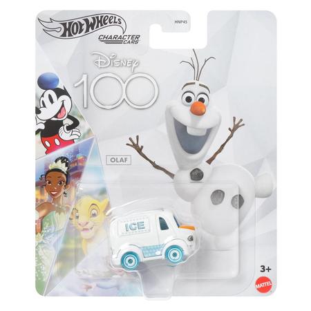 Hot Wheels Olaf Disney 100 Anos Character Cars HNP48