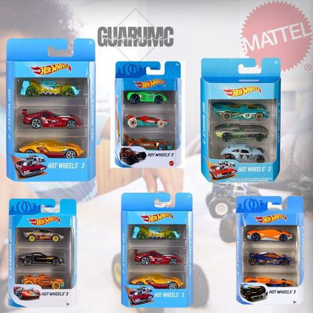 Imagem de Hot Wheels Pack Com 03 Carrinhos - Mattel  Sortidos Carro