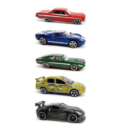 Pack De 5 Hot Wheels - Fast And Furious - Velozes E Furiosos