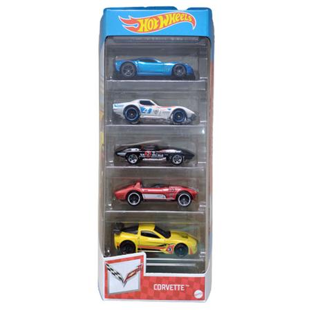 Carrinhos Hot Wheels Pacote Presente com 5 Carros - MATTEL