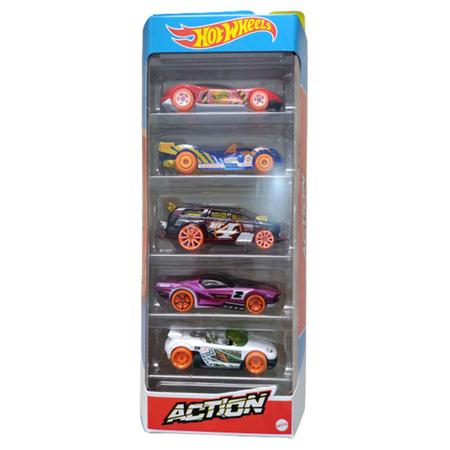 Carrinhos Hot Wheels Pacote Presente com 5 Carros - MATTEL