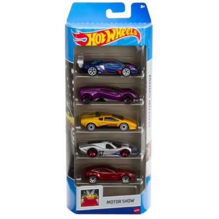 Carrinhos - Hot Wheels - Pacote com 5 Carros - Sortidos - Mattel