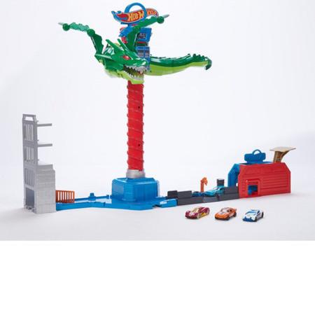 Brinquedos - Pista Hot Wheels City Ataque Aéreo do Dragão - Mattel
