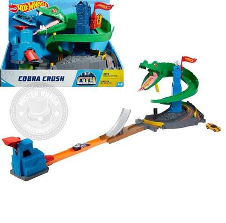 Hot Wheels City Cobra Crush Play Set from Mattel 