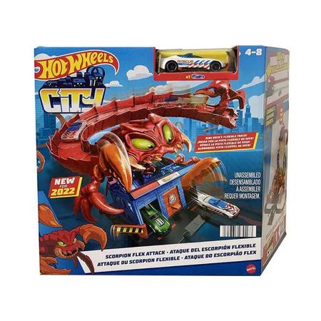 Hot Wheels Pista City Nemesis Escorpião Mattel HDR32 - Mattel