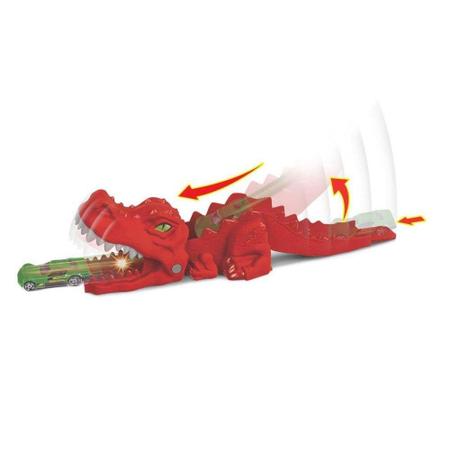 Pista hot wheels dinossauro