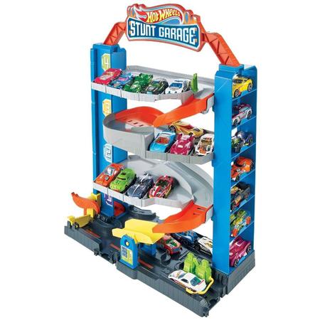 Pista De Carrinhos Hot Wheels City Garagem 4 Pisos Original em