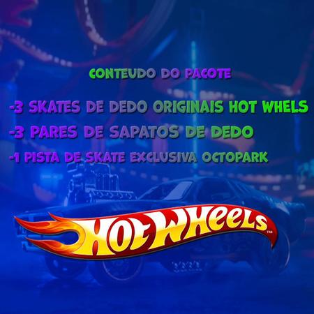 Kit Skate de Dedo Hot wheels Profissional Tenis + Brinde - Loja Zuza  Brinquedos