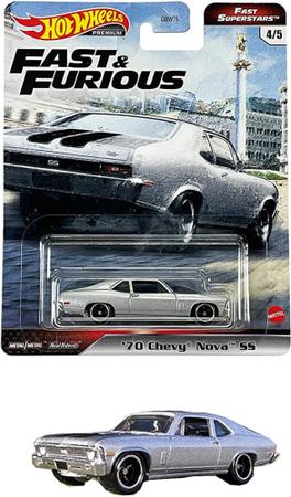 Hot Wheels premium Velozes e Furiosos-70chevy Nova Ss Grk50 - MATTEL -  Carrinho de Brinquedo - Magazine Luiza