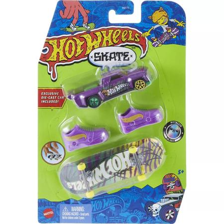 Skate de Dedo com Carrinho Hot Wheels - Tony Hawk - Mattel