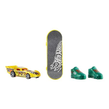 Hot Wheels Skate de Dedo c/ Tênis - Tony Hawk - Mattel