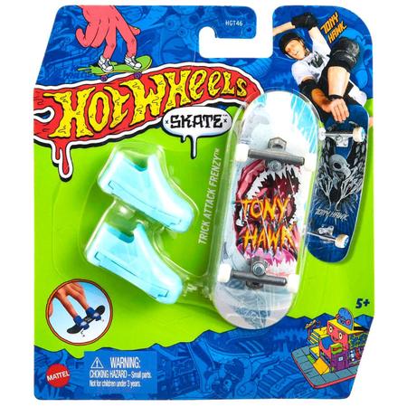 HOT WHEELS SKATE DE DEDO + TENIS HGT46 - MATTEL –