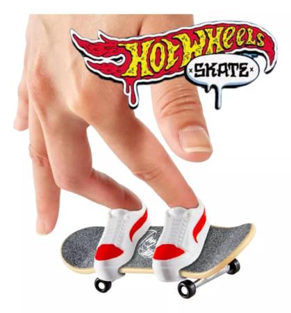 Hot Wheels - Skate de Dedo com Tênis Marvel