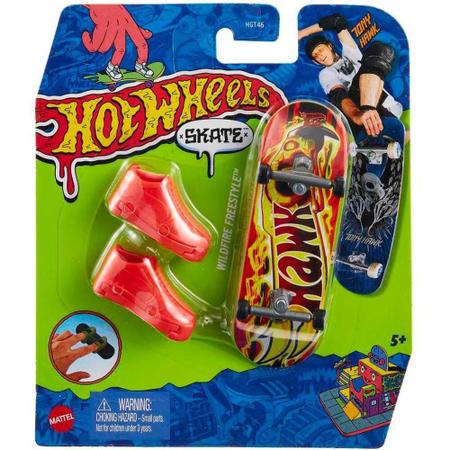 Hot Wheels Skate de Dedo Tony Hawk Wildfire Freestyle - Mattel Imagem de Hot Wheels Skate de Dedo Tony Hawk Wildfire Freestyle - Mattel