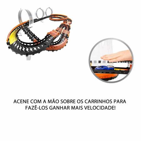Brinquedo Pista Hot Wheels Carrinho com Sensor Wave Racers - Fun - Pistas -  Magazine Luiza