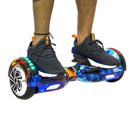 Hoverboard Bluetooh 6,5 - Gelo e Fogo - Com Led em Promoção na Americanas