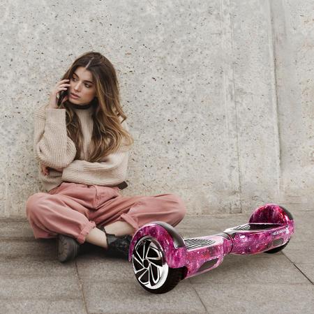 Hoverboard Skate Élétrico Bluetooth Com Led Alça Curta 6,5 Polegadas Fogo  e Água - YDTECH - Hoverboard - Magazine Luiza