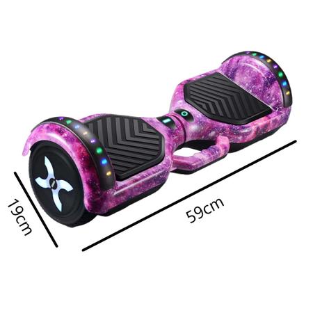 Imagem de Hoverboard Overboard Infantil Skate Elétrico Galáxia 6,5