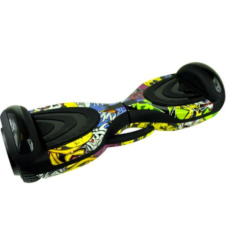 Hoverboard Skate Élétrico Bluetooth Com Led Alça Curta 6,5