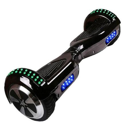 Hoverboard Skate Elétrico 6.5'' Fogo e Água com LED e Bluetooth em