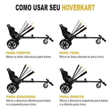 Imagem de Hoverkart Carrinho Universal Para Hoverboard Resistente