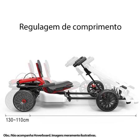 HOVERKART PRO DROP carrinho para Hoverboard Vermelho Hoverkart