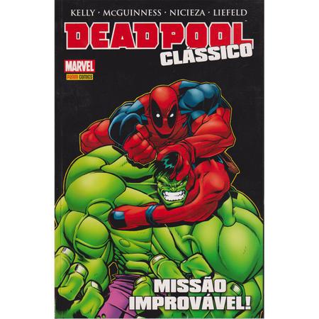 Imagem de Hq Marvel Deadpool Clássico Formato Americano Panini Comics