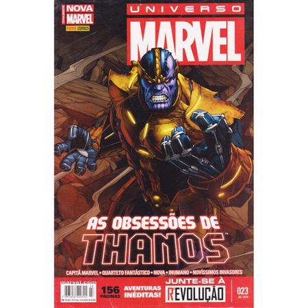 Imagem de Hq Universo Marvel As Obsessoes De Thanos - Lacrada - Vo 23