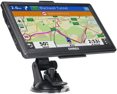 Imagem de HREX GPS 7'' Caminhão & RV & Carro - Atualização Vitalícia de Mapas e Alertas ao Motorista