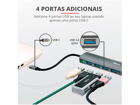 Imagem de Hub 4 Portas USB-A3.2 Trust