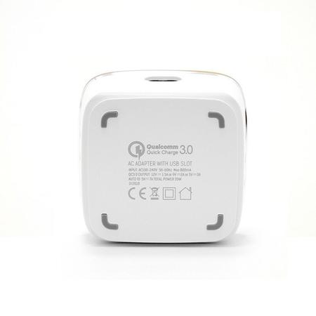 Imagem de Hub Carregador Tomada Kaidi 6 USB Turbo Auto ID 7A Celular