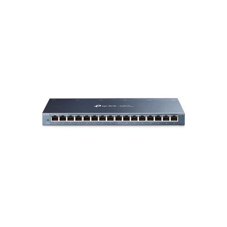 Imagem de Hub Switch Roteador Tp Link Tl Sg116 16 Portas Gigabit 1000Mbps Cinza