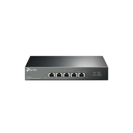 Imagem de Hub Switch Roteador Tp Link Tl Sx105 5 Portas 10 Gigabit Cinza
