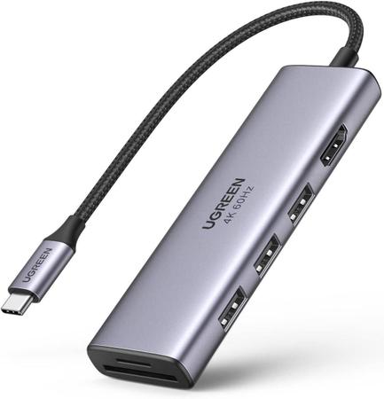 Imagem de Hub Usb-C Ugreen 6 Em 1 Dockstation Thunderbolt 3/4 Hdmi 4K