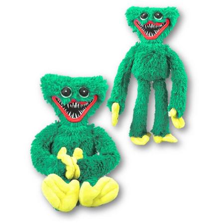 Huggy Wuggy 50cm Verde Grande Pelucia Game Jogo Poppy PlayTime