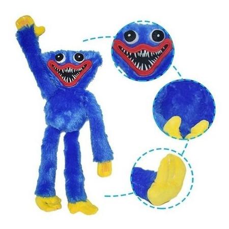 Huggy Wuggy Brasil Pelucia Azul Boneco Playtime Pop Time - Loja