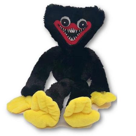 Pelucia Huggy Wuggy Aranha Preto Boneco Playtime Pop Time