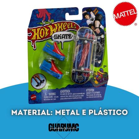 Hot Wheels Skate De Dedo Com Tenis Aranha Fantasma