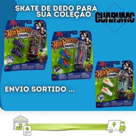 Hot Wheels Skate De Dedo Com Tênis Hgt46