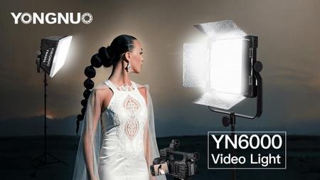 Imagem de Iluminador Led Yongnuo YN6000 Bi-Color 50W Video Light com Softbox