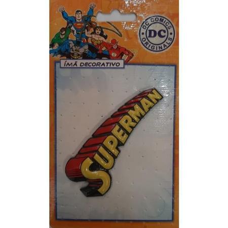 Imagem de Imã Decorativo Relevo Dc Comics - Super Homem Logo